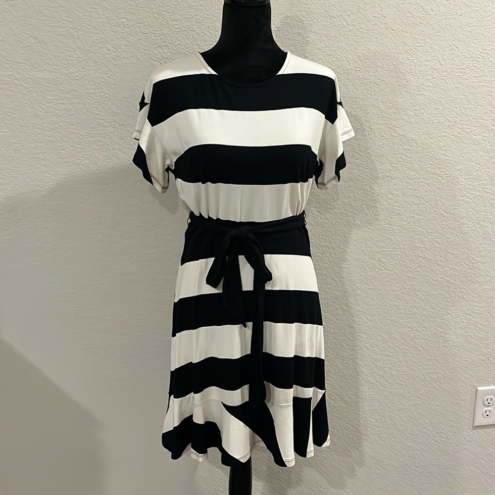 LOFT Striped Mini Dress